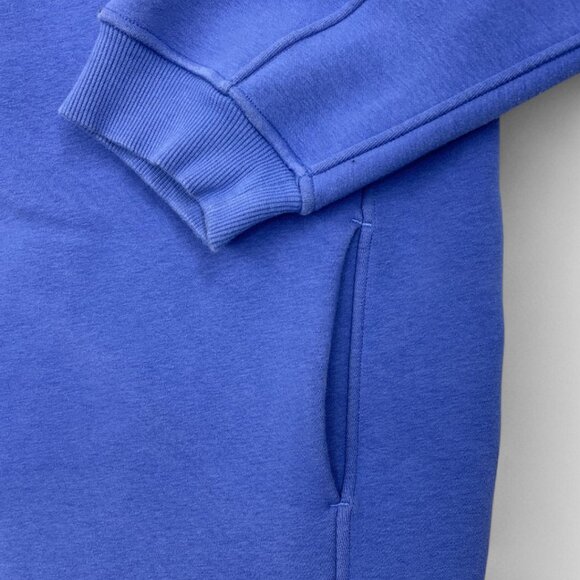 Lululemon Scuba Funnel Half Zip Blue Sweatshirt Pullover Pockets Women's XS - Picture 2 of 12